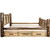 Cascade Storage Bed with Laser Engraved Bear Design - King