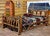 Cascade Bed with Laser Engraved Pine Tree Design - King