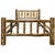 Cascade Bed with Laser Engraved Pine Tree Design - Cal. King