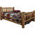 Cascade Bed with Laser Engraved Pine Tree Design - Cal. King