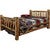 Cascade Bed with Laser Engraved Pine Tree Design - Cal. King