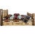 Cascade Storage Bed with Laser Engraved Moose Design - Cal. King
