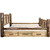 Cascade Storage Bed with Laser Engraved Moose Design - Queen