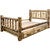 Cascade Storage Bed with Laser Engraved Moose Design - Queen