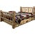 Cascade Storage Bed with Laser Engraved Pine Tree Design - Full