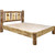 Cascade Platform Bed with Laser Engraved Bronc Design - King
