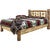 Cascade Platform Bed with Laser Engraved Bronc Design - Cal. King