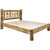 Cascade Platform Bed with Laser Engraved Bronc Design - Twin