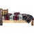 Cascade Platform Bed with Laser Engraved Pine Tree Design - Queen