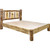 Cascade Platform Bed with Laser Engraved Pine Tree Design - Full