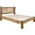 Cascade Platform Bed with Laser Engraved Moose Design - King