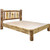 Cascade Platform Bed with Laser Engraved Pine Tree Design - Twin