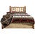 Cascade Platform Storage Bed with Laser Engraved Elk Design - Twin