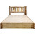 Cascade Platform Storage Bed with Laser Engraved Elk Design - King