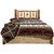 Cascade Platform Storage Bed with Laser Engraved Pine Tree Design - King