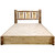 Cascade Platform Storage Bed with Laser Engraved Moose Design - Twin