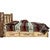 Cascade Platform Storage Bed with Laser Engraved Moose Design - Twin