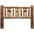 Cascade Headboard with Laser Engraved Bronc Design - King