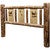 Cascade Headboard with Laser Engraved Elk Design - King