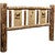 Cascade Headboard with Laser Engraved Elk Design - Queen