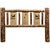 Cascade Headboard with Laser Engraved Elk Design - Queen