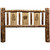 Cascade Headboard with Laser Engraved Pine Tree Design - Twin