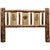 Cascade Headboard with Laser Engraved Pine Tree Design - Queen