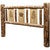 Cascade Headboard with Laser Engraved Pine Tree Design - King