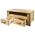 Cascade Coffee Table with Two Drawers