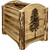 Cascade Magazine Rack - Pine Tree