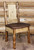 Cascade Side Chair with Saddle Upholstered Seat - Pine Tree