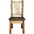 Cascade Side Chair with Saddle Upholstered Seat - Moose