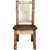 Cascade Side Chair with Saddle Upholstered Seat - Wolf