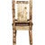 Cascade Side Chair with Saddle Upholstered Seat - Wolf