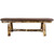 Cascade 5 Foot Upholstered Plank Style Bench - Saddle