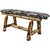 Cascade 45 Inch Upholstered Plank Style Bench - Woodland
