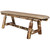 Cascade 5 Foot Upholstered Plank Style Bench - Buckskin
