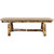 Cascade 5 Foot Upholstered Plank Style Bench - Buckskin