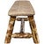 Cascade 5 Foot Upholstered Plank Style Bench - Buckskin