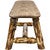 Cascade 45 Inch Upholstered Plank Style Bench - Buckskin