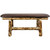 Cascade 45 Inch Upholstered Plank Style Bench - Saddle