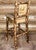 Cascade Barstool with Buckskin Upholstery and Back - Elk