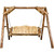Cascade Lawn Swing with Stained Finish