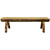 Cascade Half Log Bench with Stain Finish - 5 Foot