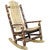 Cascade Rocking Chair with Stained Finish