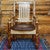 Cascade Captain's Chair with Upholstered Seat - Saddle