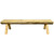 Asheville Outdoor Half Log Bench - 6 Foot
