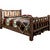 Denver Bed with Engraved Moose