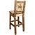 Denver Barstool with Engraved Bronc Back