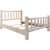 Homestead King Log Bed - Lacquered